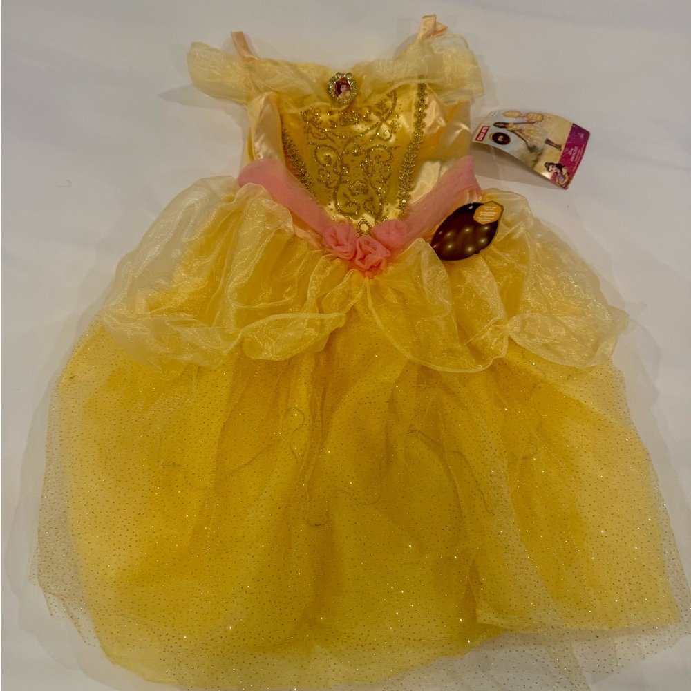 NWT Disney belle light up dress beauty and the beast